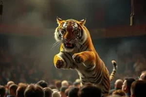 falha em grade de proteção de circo